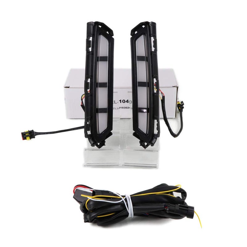 Dreamseek LED DRL for Hyundai Elantra 2019 2020 Daytime Running Light Driving Fog Lamp with Turn Signal - Image 2